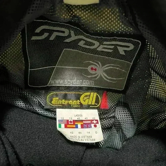 Spyder Women's Vintage Entrant GII Ski Jacket Winter Jacket Size 12 - Picture 15 of 16